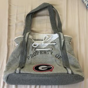 University of Georgia Gray Athletic Bag